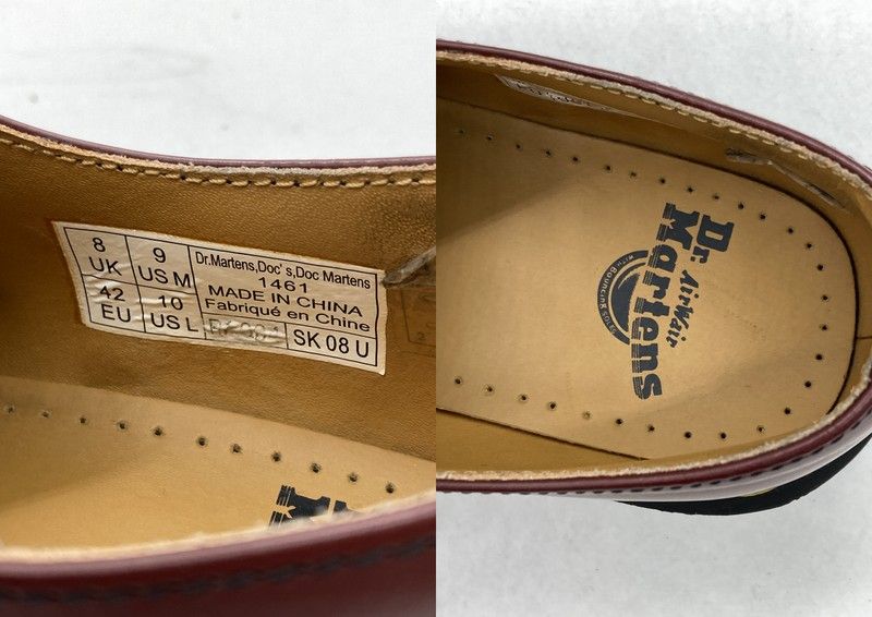 Dr.Martens ドクターマーチン 3ホールシューズ 1461 イエローステッチ
