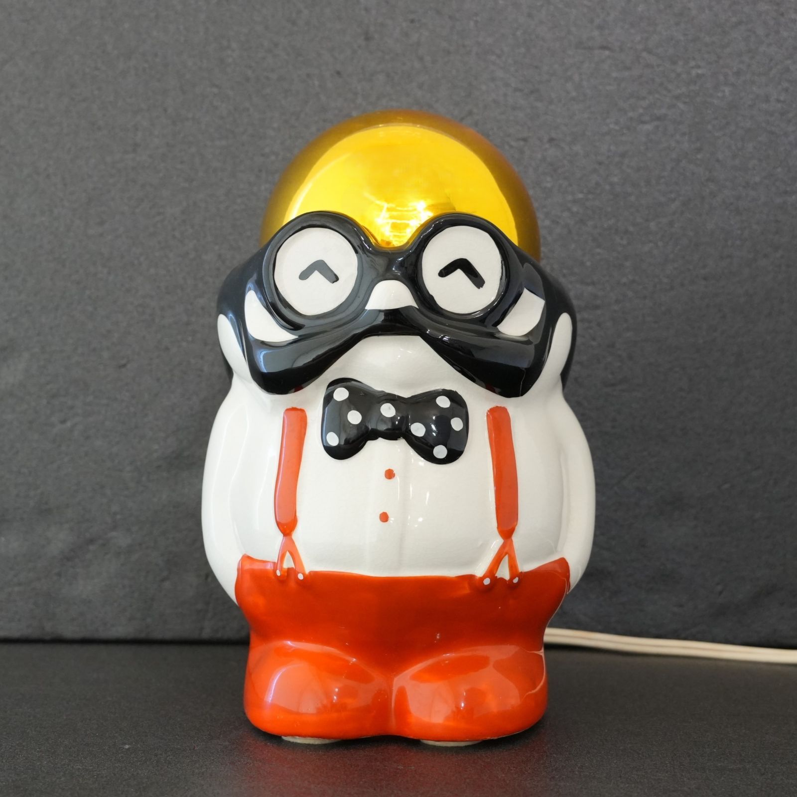 【非売品】ナショナル　頭ピッカリなおじさんランプ ライト・照明 【非売品】ナショナル 頭ピッカリなおじさんランプ
