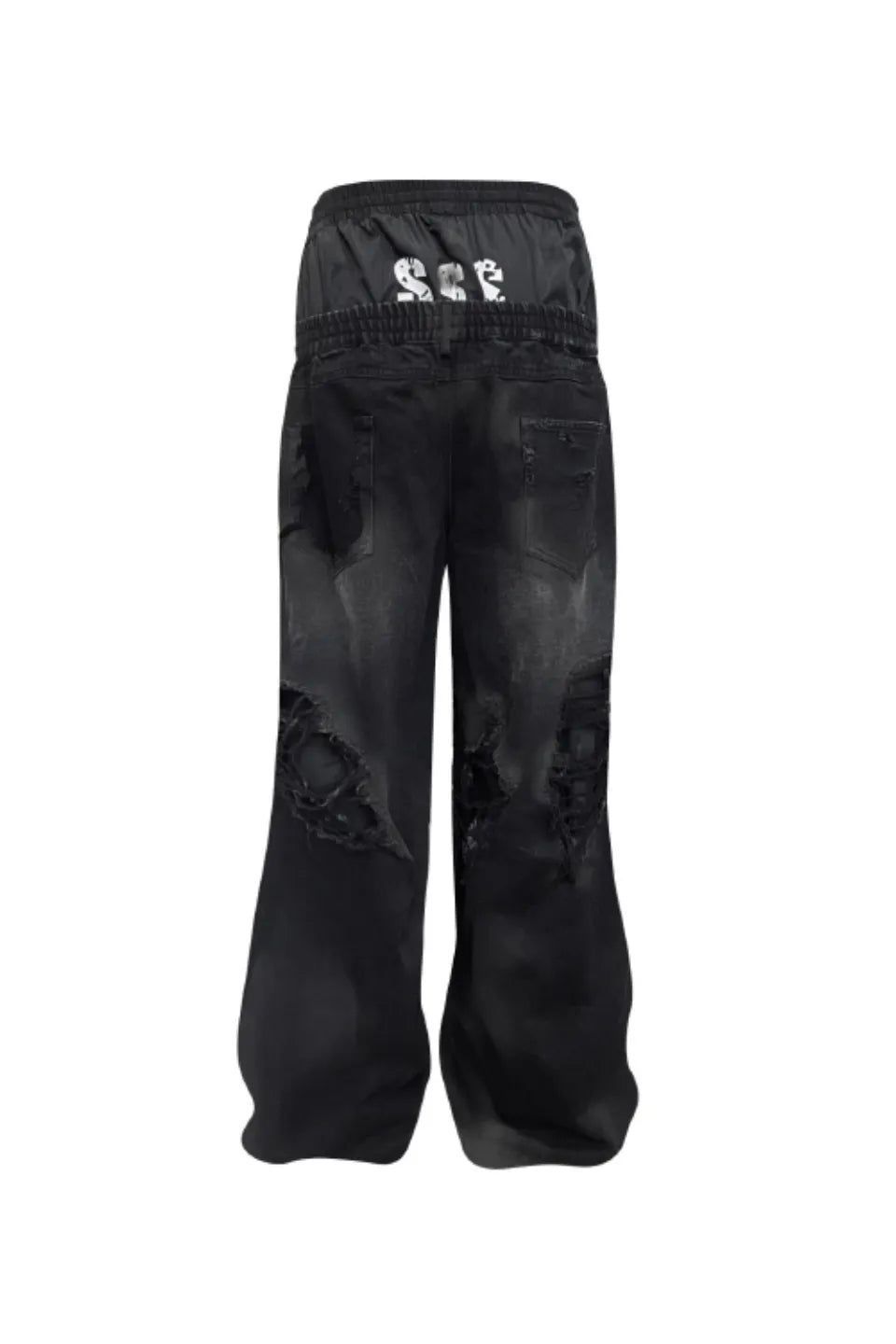 GOJOYJINNI|DUAL WAIST DISTRESSED BAGGY JEANS 自社オンラインショップ GOJOYJINNI|DUAL WAIST DISTRESSED BAGGY JEANS 自社オンラインショップ