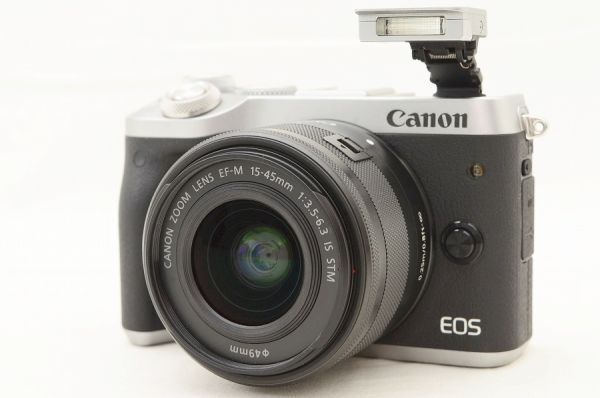 2026/3/22 ☆美品☆ Canon キャノン EOS M6 EF-M 15-45 IS STM レンズ