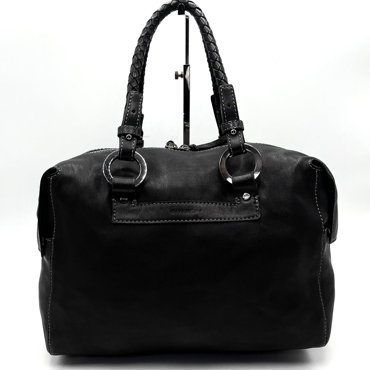 美品○ GIVENCHY ジバンシー ハンドバッグ トートバッグ 4Gロゴ 