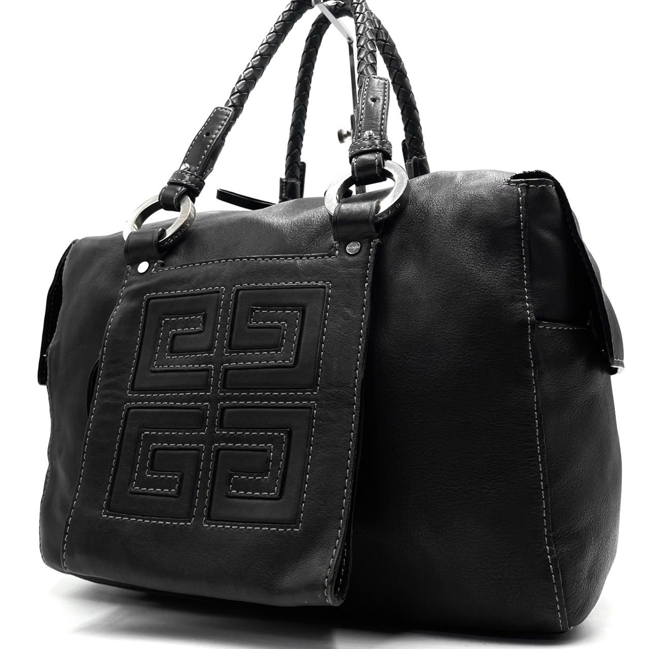 美品○ GIVENCHY ジバンシー ハンドバッグ トートバッグ 4Gロゴ