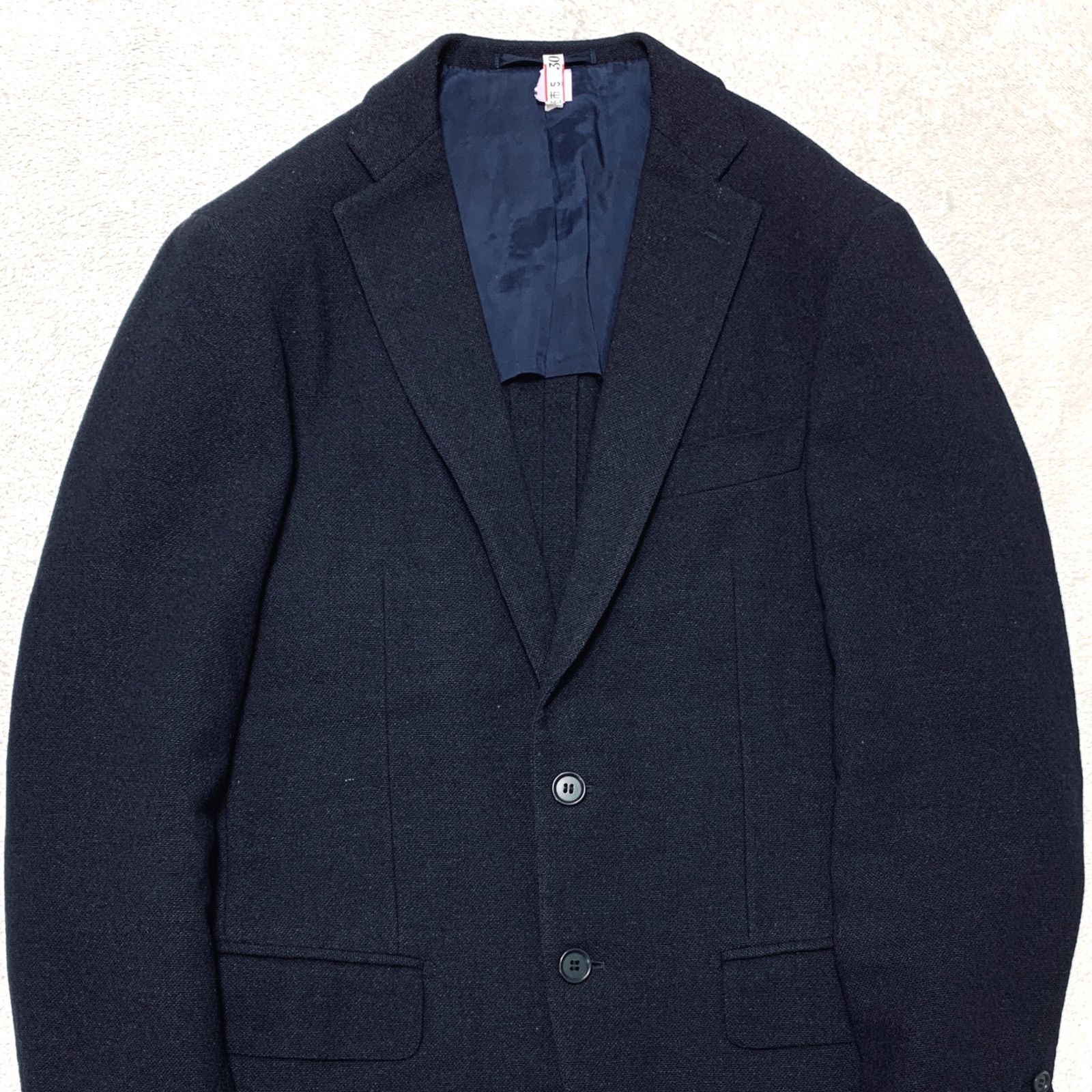 RING JACKET テーラードジャケット クリーニング済 背抜き サイド 