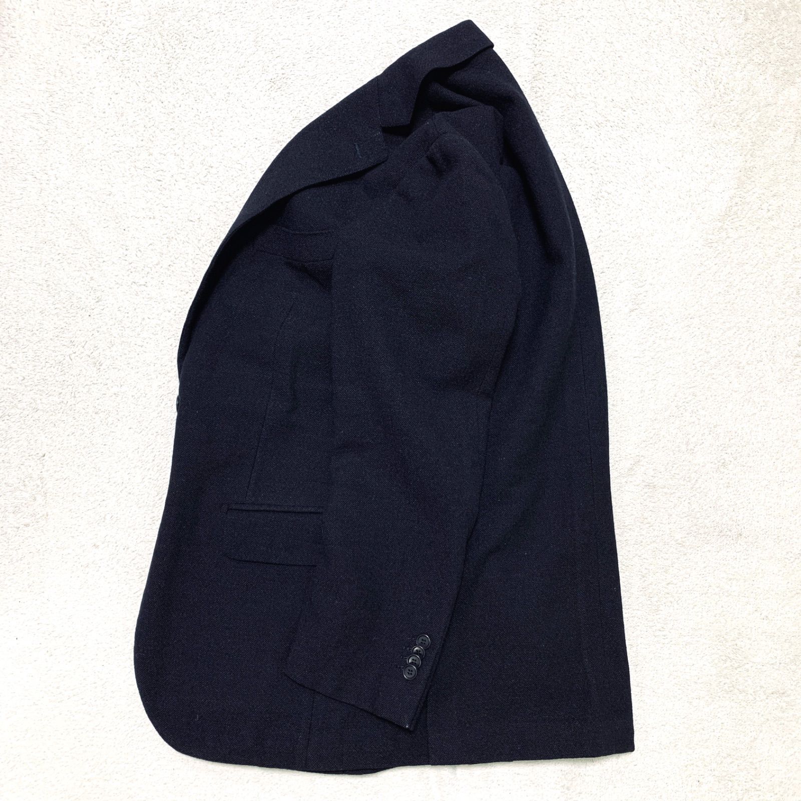 RING JACKET テーラードジャケット クリーニング済 背抜き サイド 