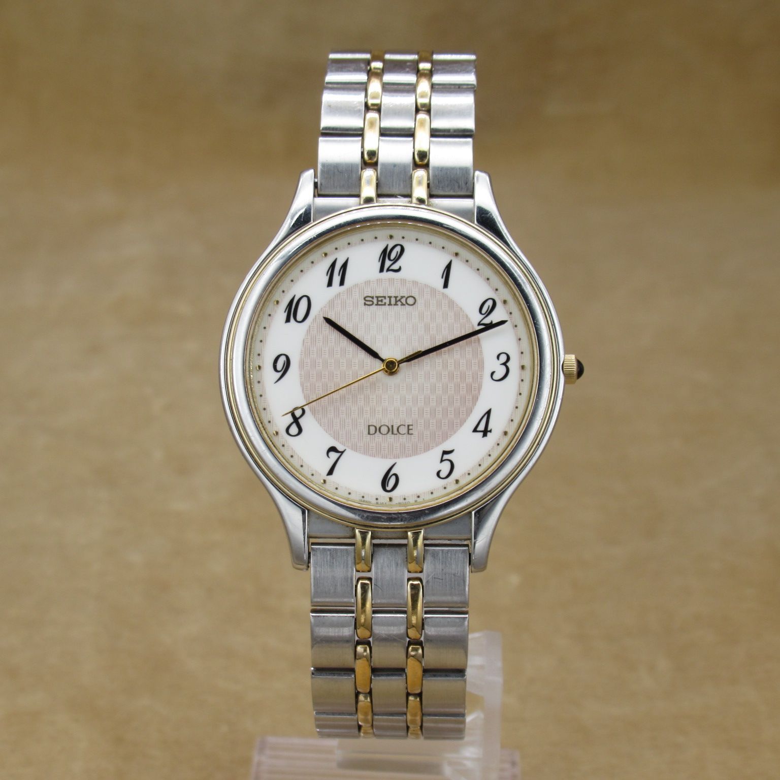 SEIKO DOLCE 8J41-8000 セイコー ドルチェ ブルズアイ ユニセックス 