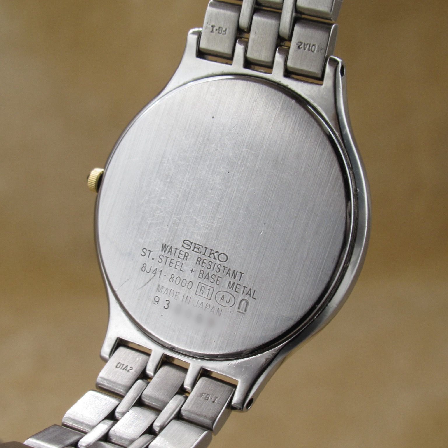 SEIKO DOLCE 8J41-8000 セイコー ドルチェ ブルズアイ ユニセックス