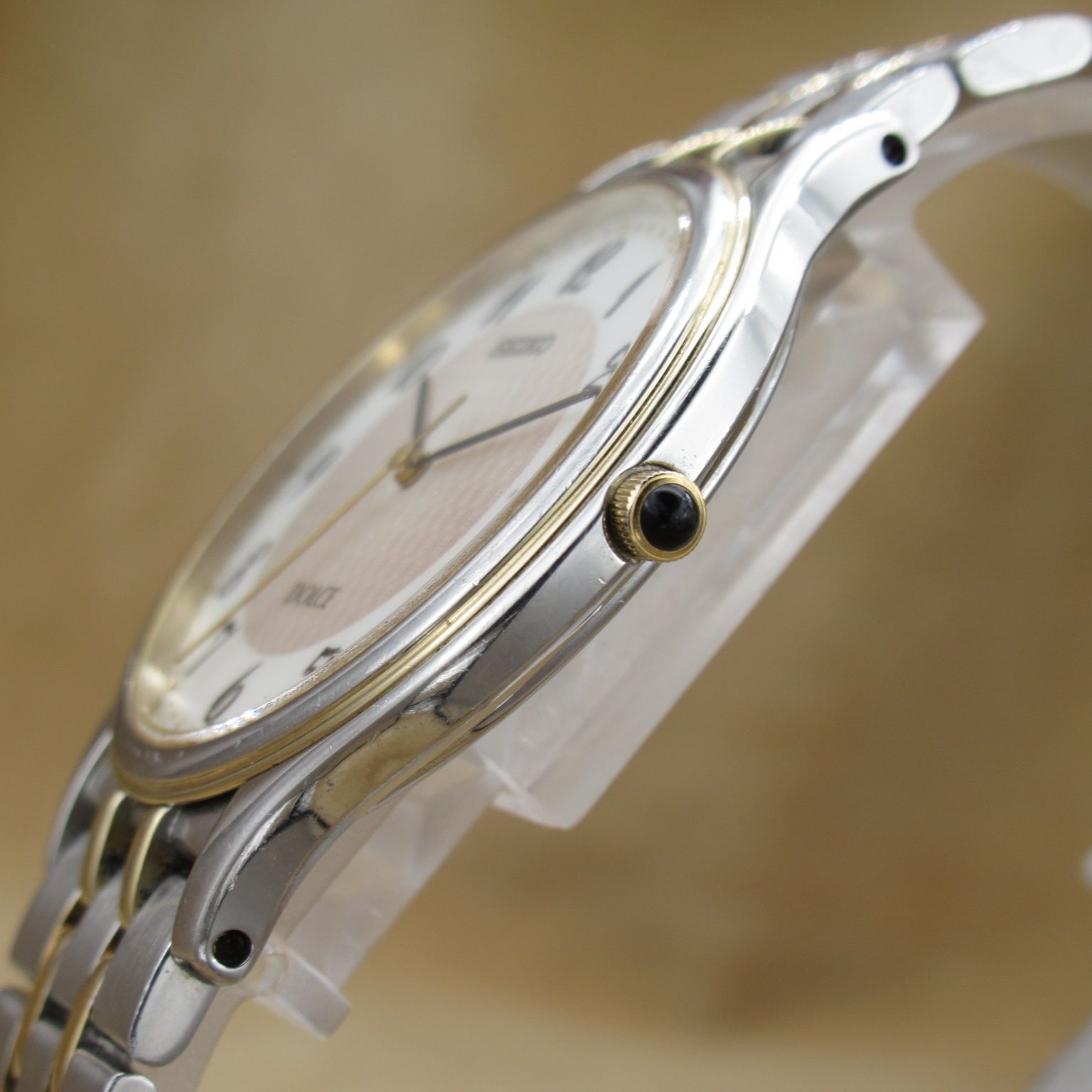 SEIKO DOLCE 8J41-8000 セイコー ドルチェ ブルズアイ ユニセックス 