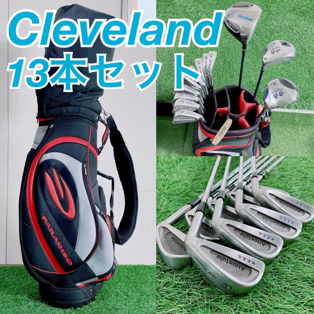 セット 13本 ゴルフクラブ メンズ Cleveland 初心者　N2403 S 初心者 セット 13本 ゴルフクラブ メンズ Cleveland クリーブランド クラブ