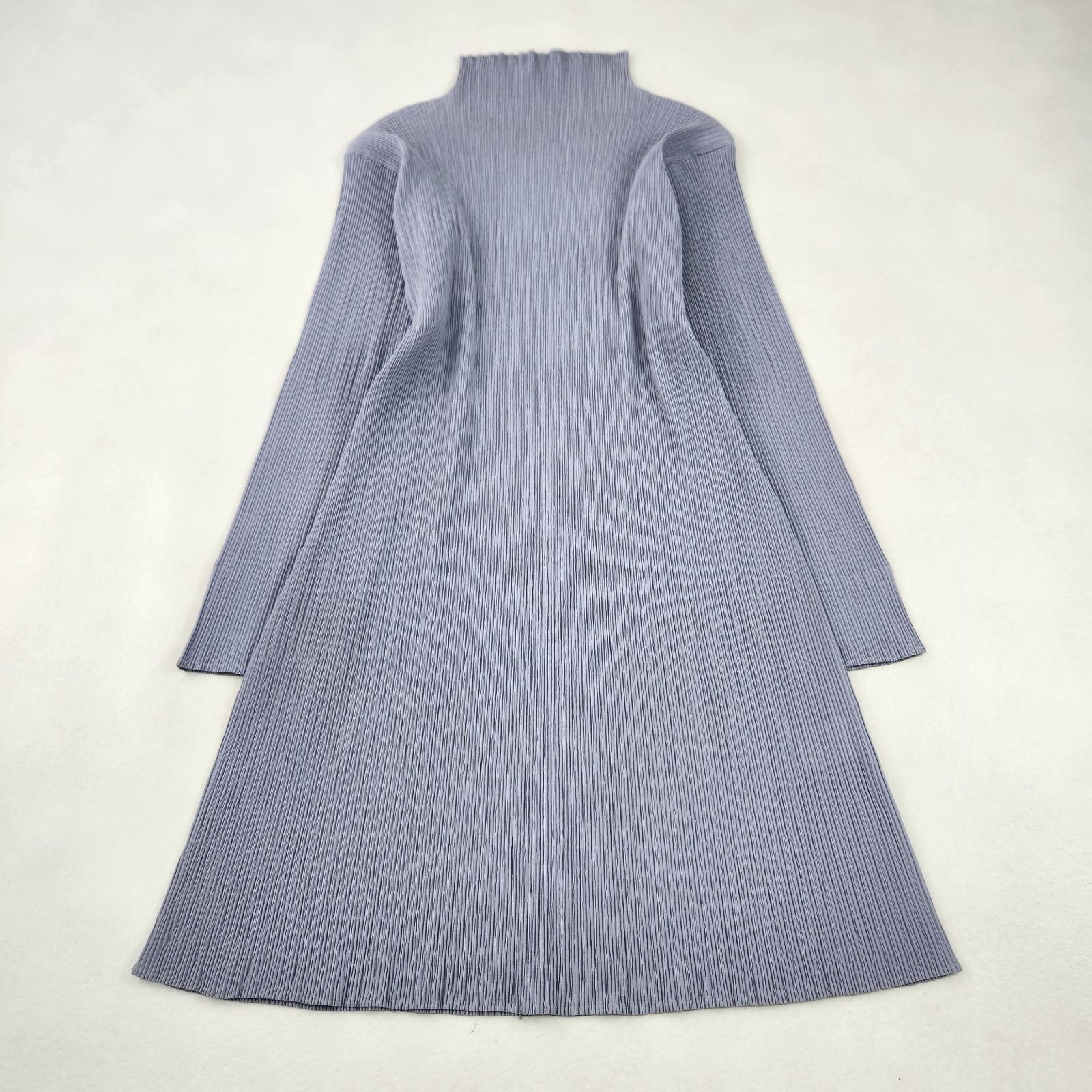ISSEY MIYAKE ワンピース 希少 プリーツ ハイネック イッセイミヤケ 