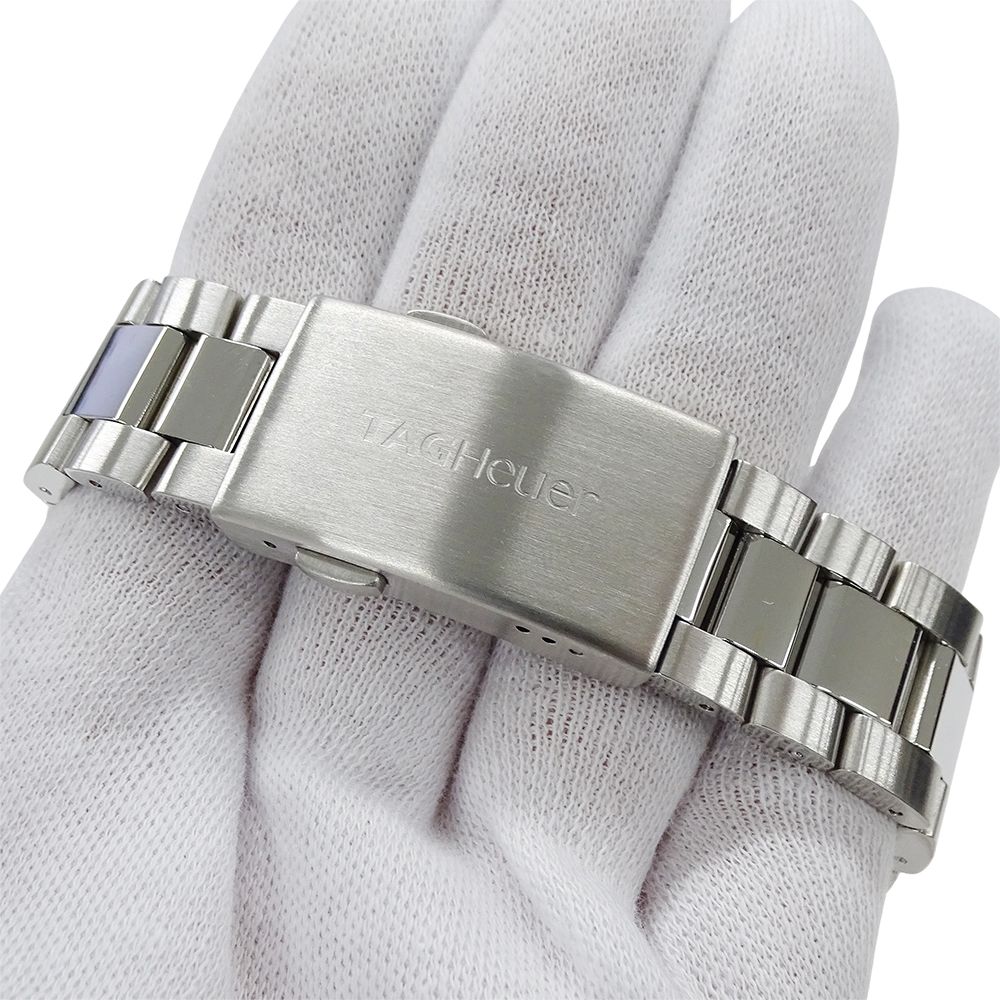  タグホイヤー TAG Heuer アクアレーサー CAF2010 BA0815 時計 メンズ ブランド クロノグラフ 自動巻き AT ステンレス SS シルバー ブラック 磨き済み 大人向け 自動巻き時計 腕時計(アナログ)