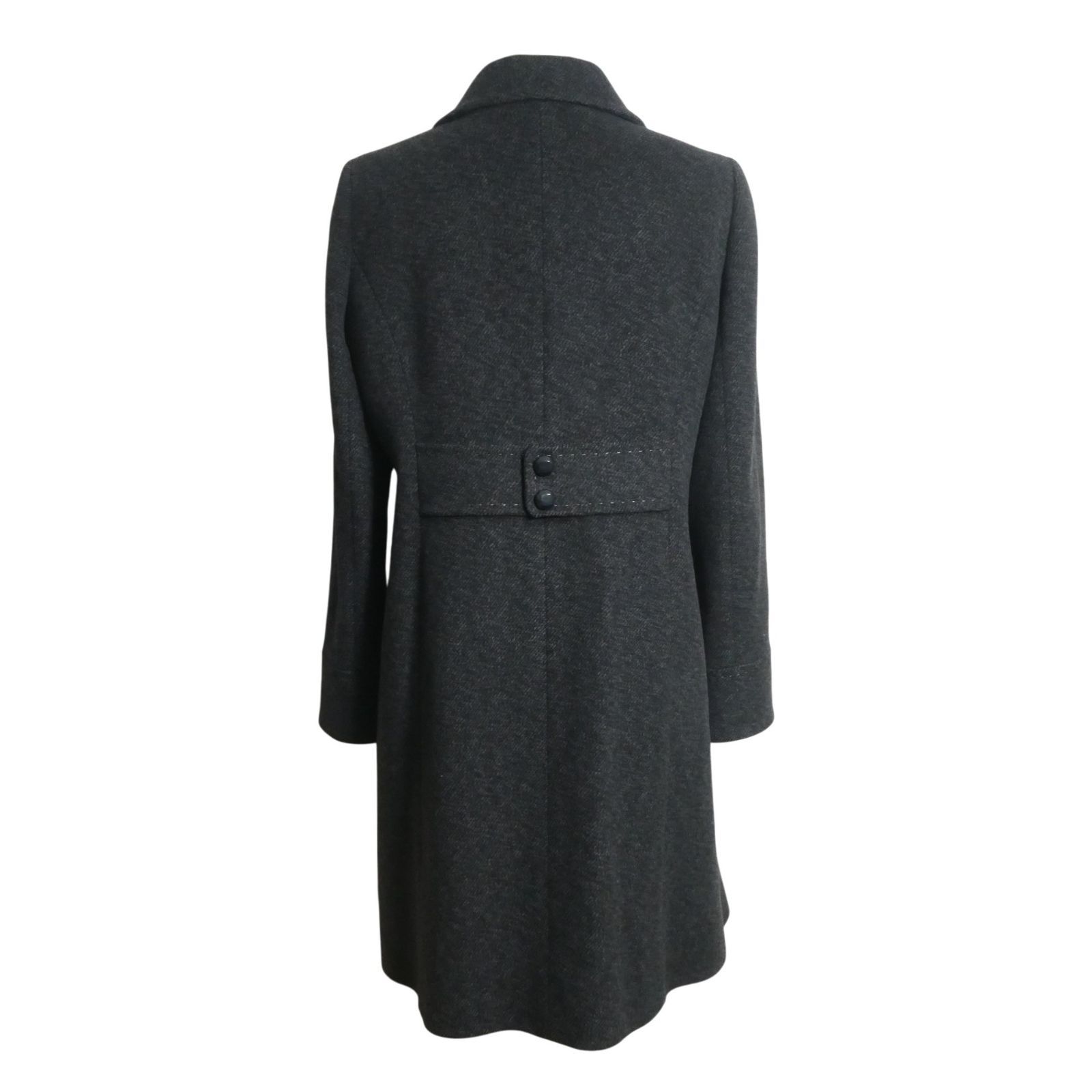 レディース 美品 Leilian レリアン カシミヤ100％ バックベルト ロング 