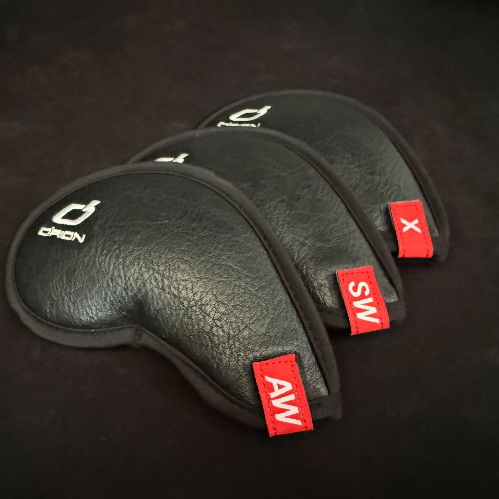 ORION　アイアンヘッドカバー　Aw・Sw・X　３個セット