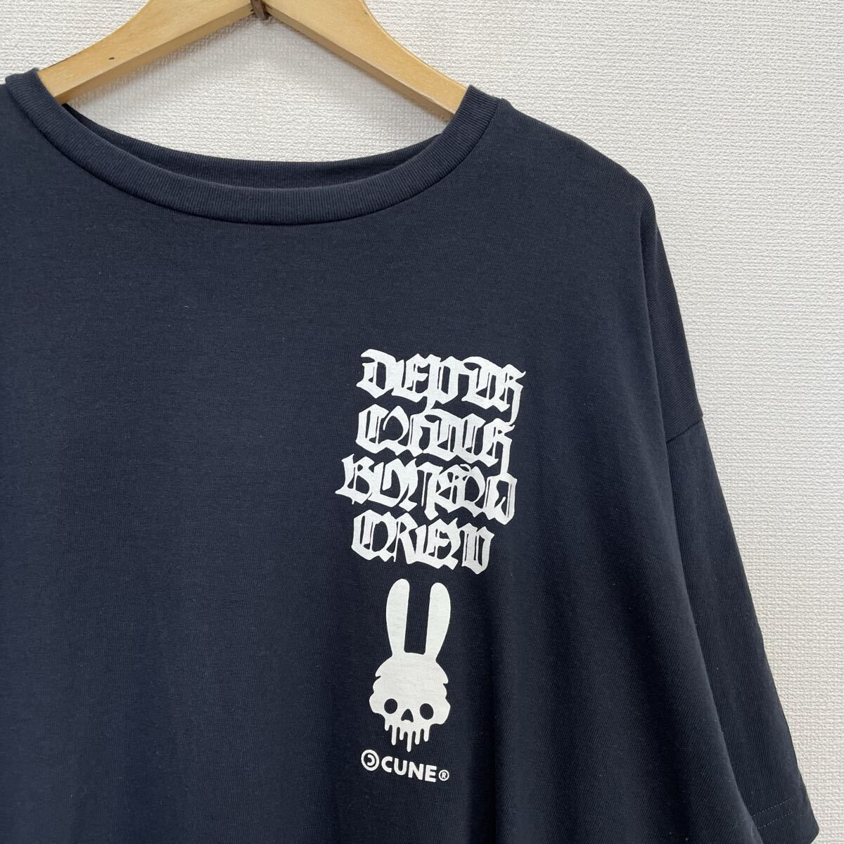 未使用 CUNE キューン DCBC レイヤードビッグT 重ね着 カットソー 長袖 