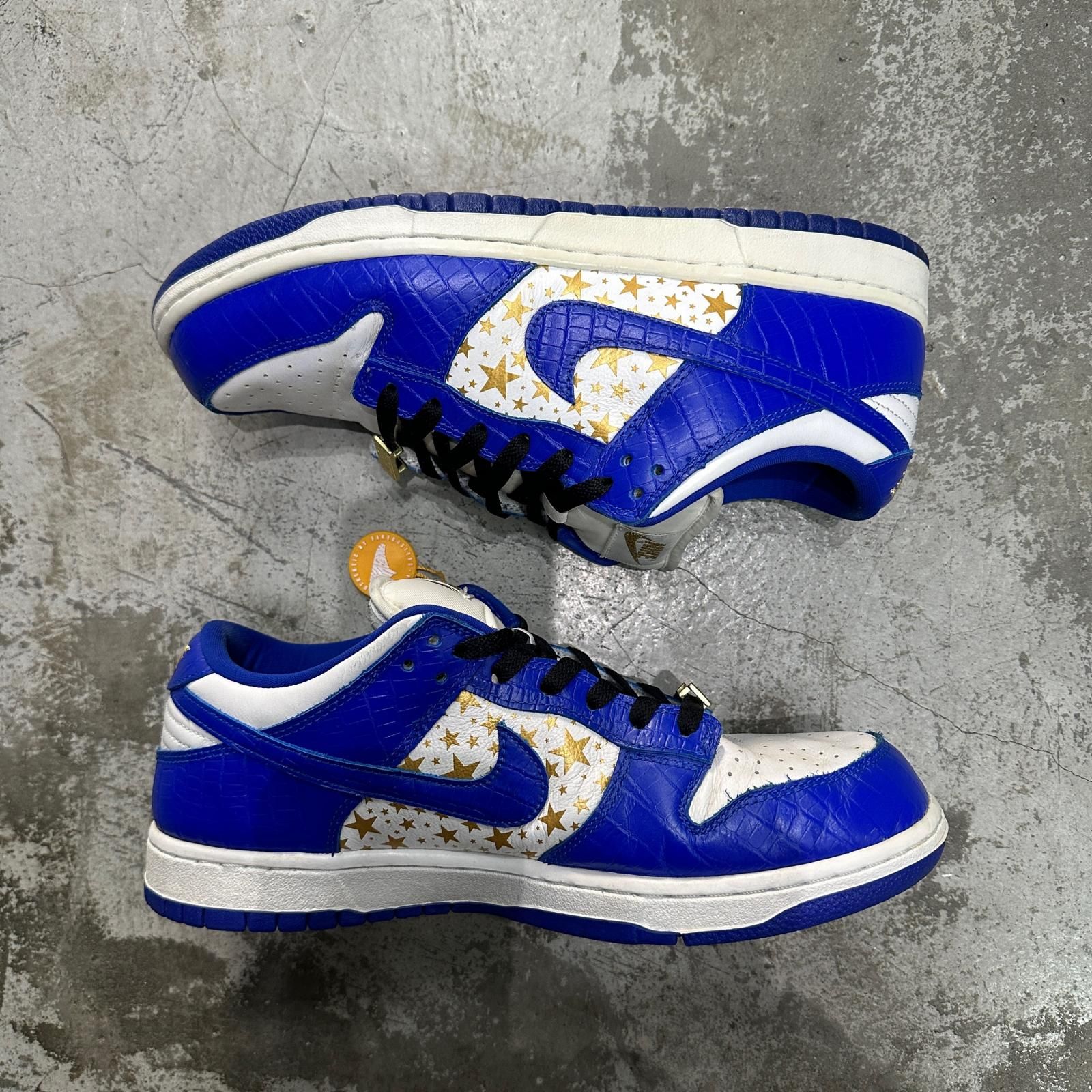 NIKE × Supreme SB Dunk Low OG QS Gold Stars ダンク ロー OG QS 