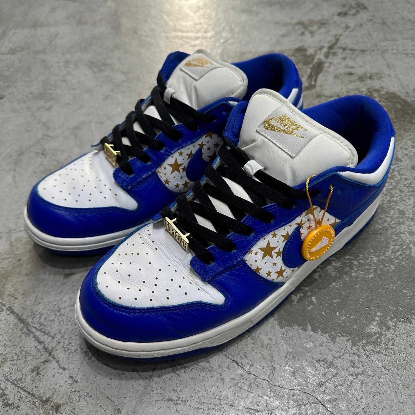NIKE × Supreme SB Dunk Low OG QS Gold Stars ダンク ロー OG QS 