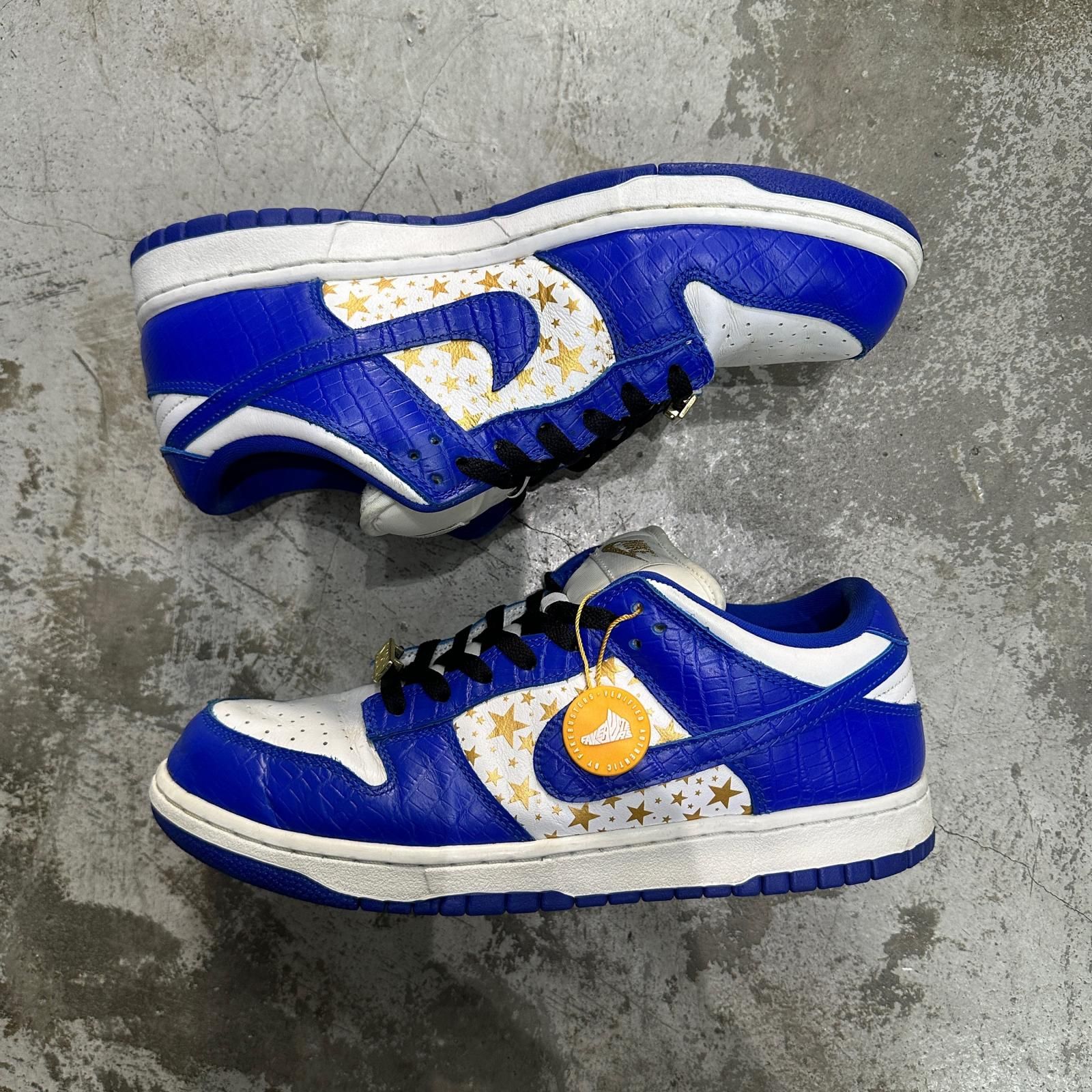 NIKE × Supreme SB Dunk Low OG QS Gold Stars ダンク ロー OG QS