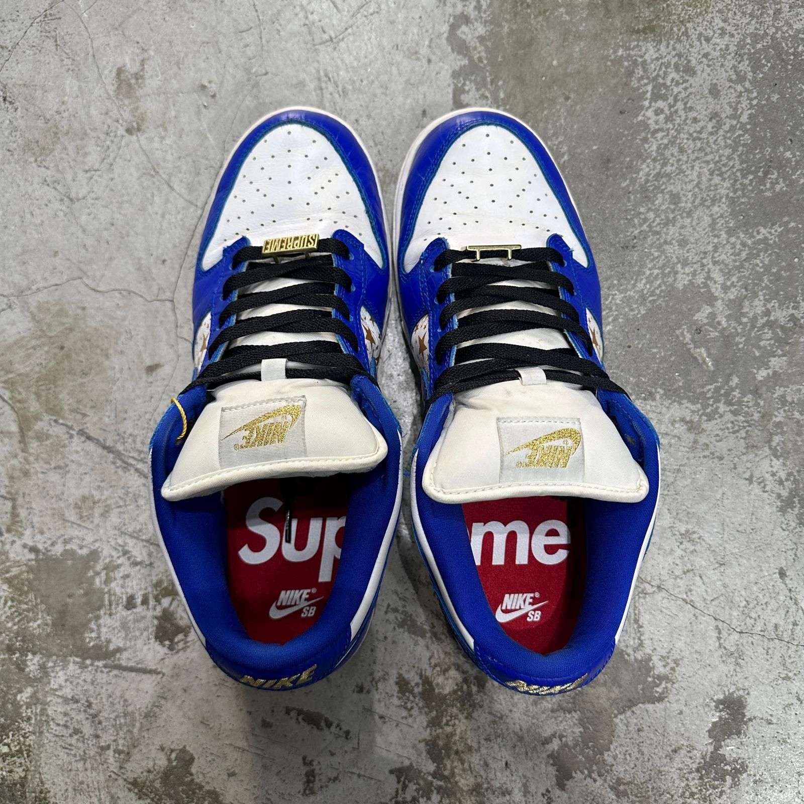 NIKE × Supreme SB Dunk Low OG QS Gold Stars ダンク ロー OG QS