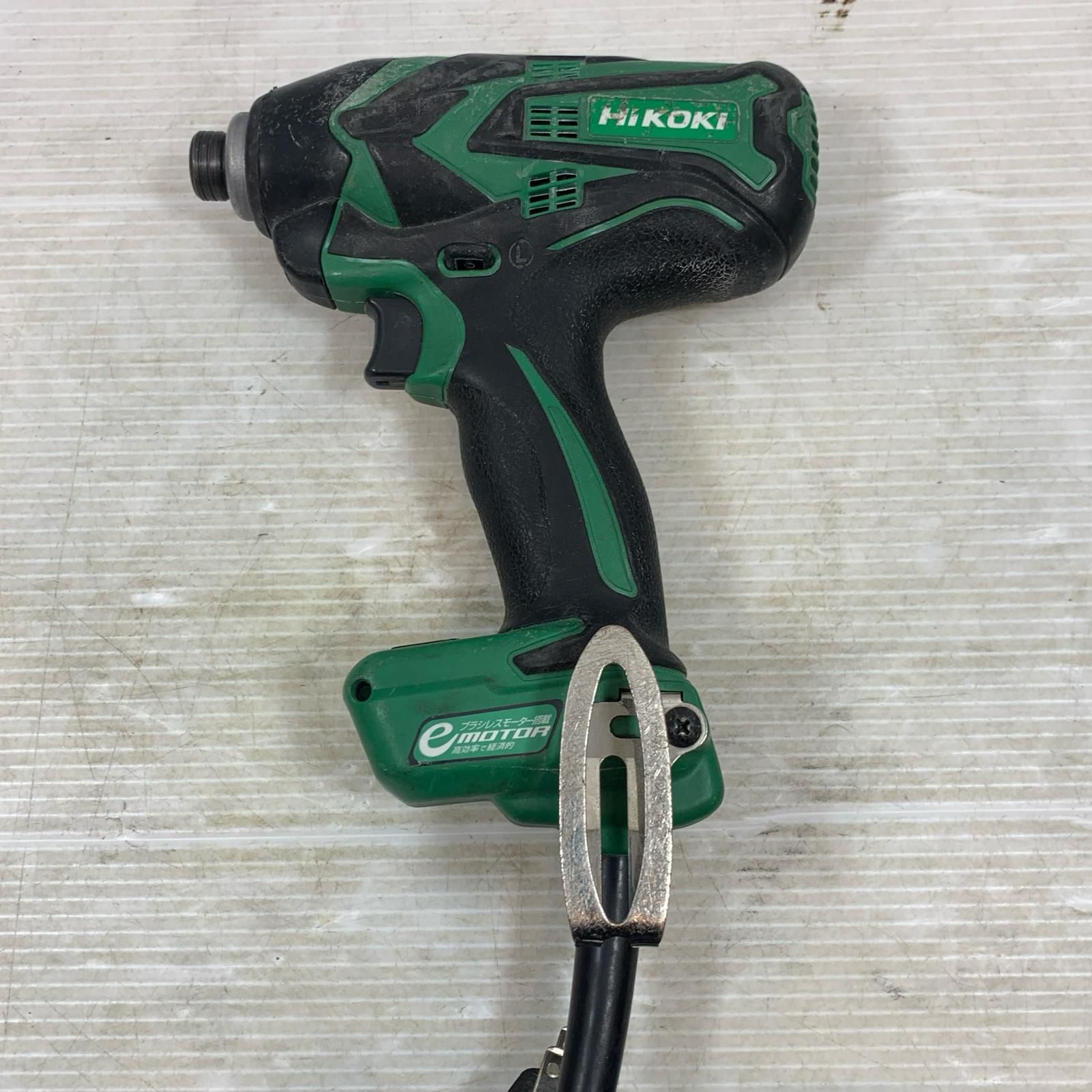 κκHiKOKI ハイコーキ 締め付け工具 インパクトドライバ コード式 12 mm 100 v 190207 WH VE グリーン