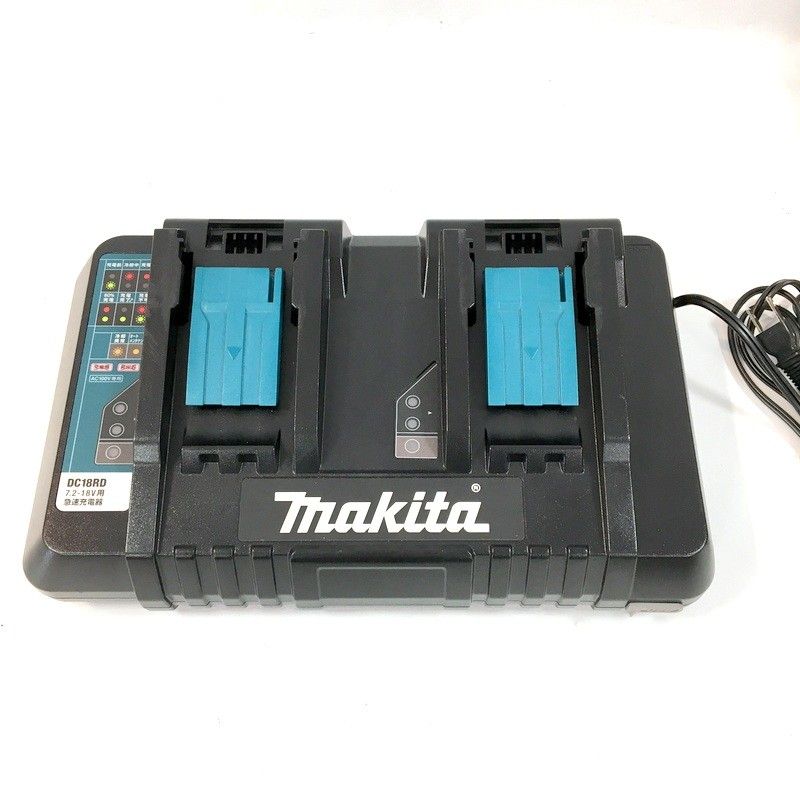 makita マキタ 2口急速充電器 DC 18 RD V|14.4 V 現場 建築 アウトドア 電動工具 △ DW 3864