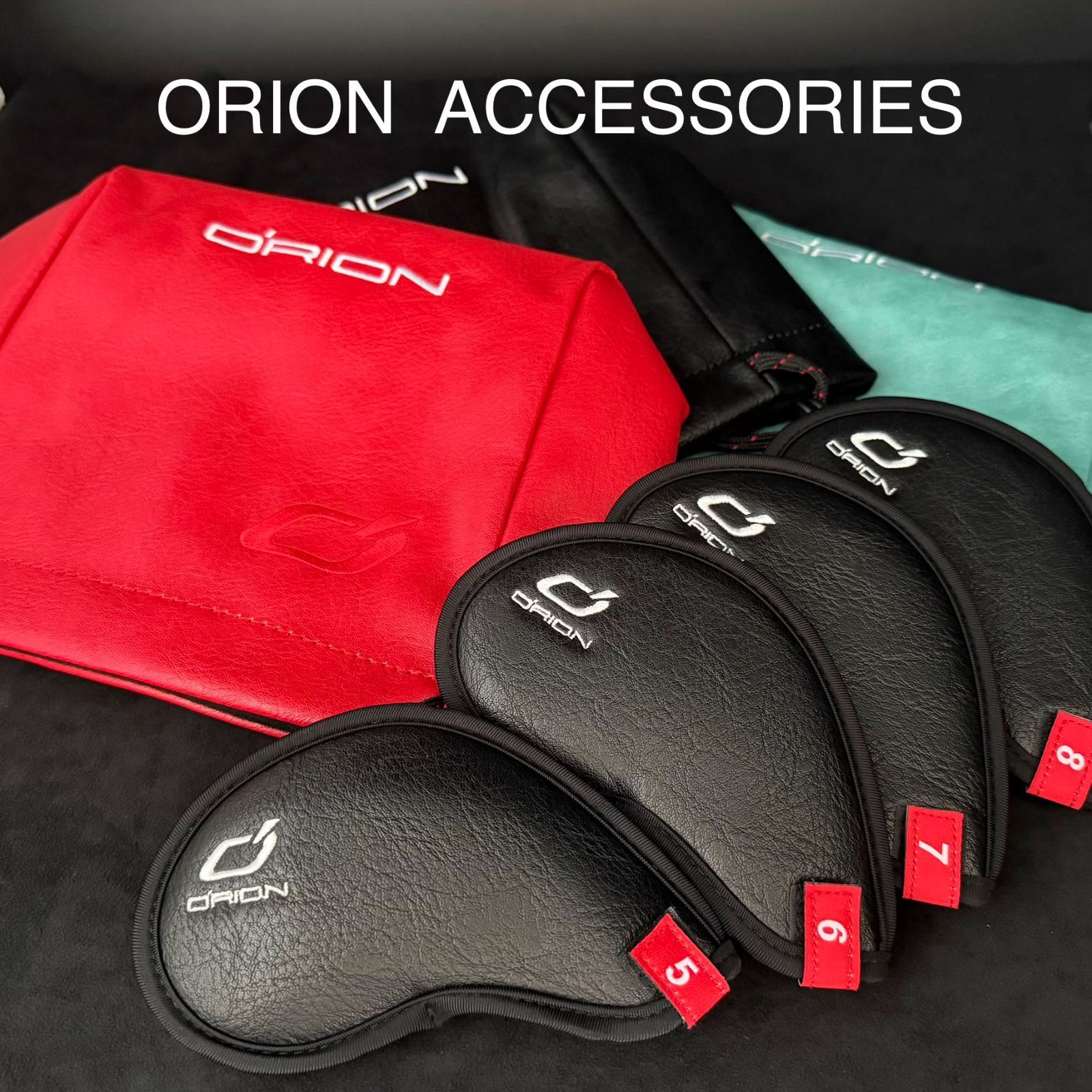 ORION ORION　アイアンヘッドカバー　Aw・Sw　2個セット アイアンヘッドカバー Aw・Sw 2個セット - メルカリ
