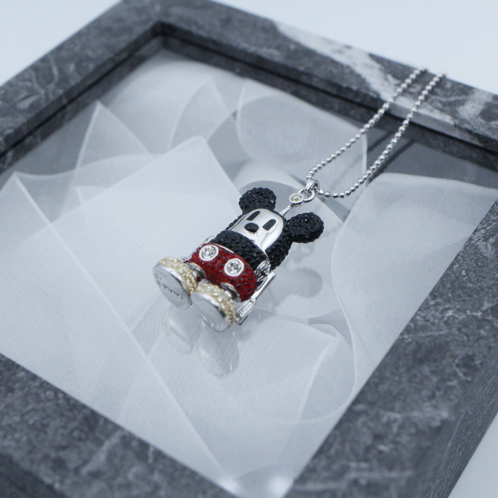 SWAROVSKI スワロフスキー ネックレス ミッキーマウス Mickey Robot 