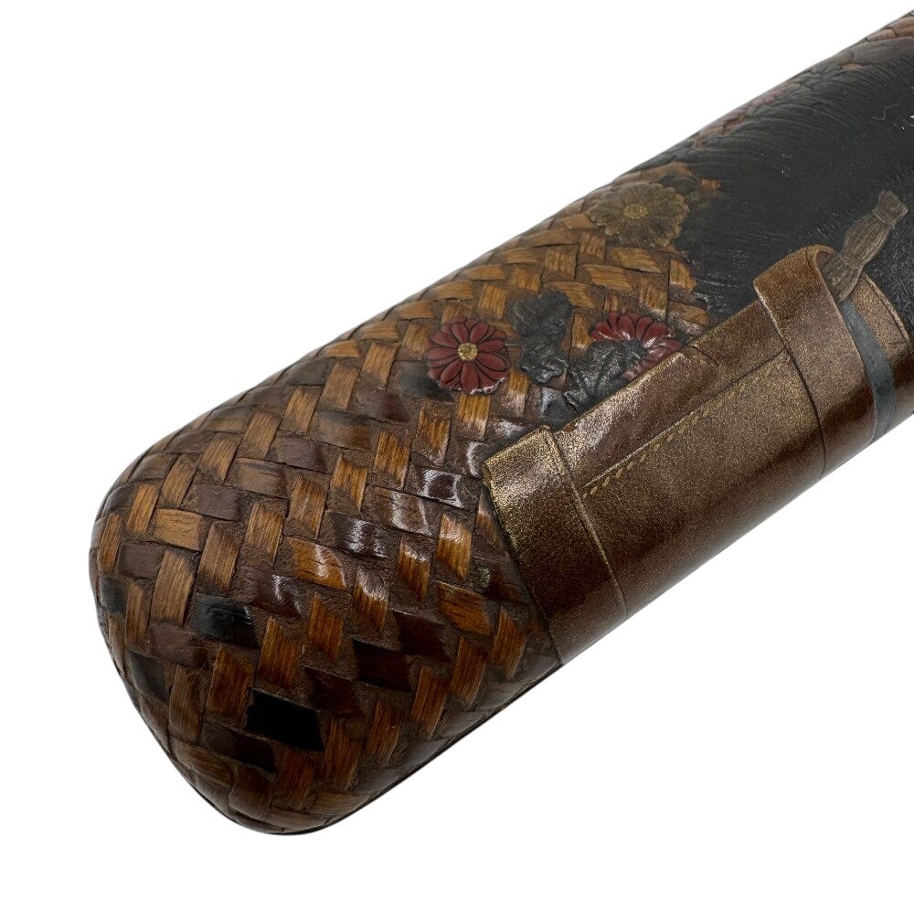 時代喫煙具 彫金師 加納夏雄 在銘 鯰 魚 キセル K22刻印 煙管 喫煙具