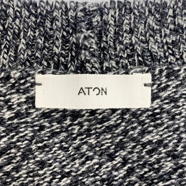 ATON エイトン 22AW カーディガン 美品 7031630 ニット セーター 