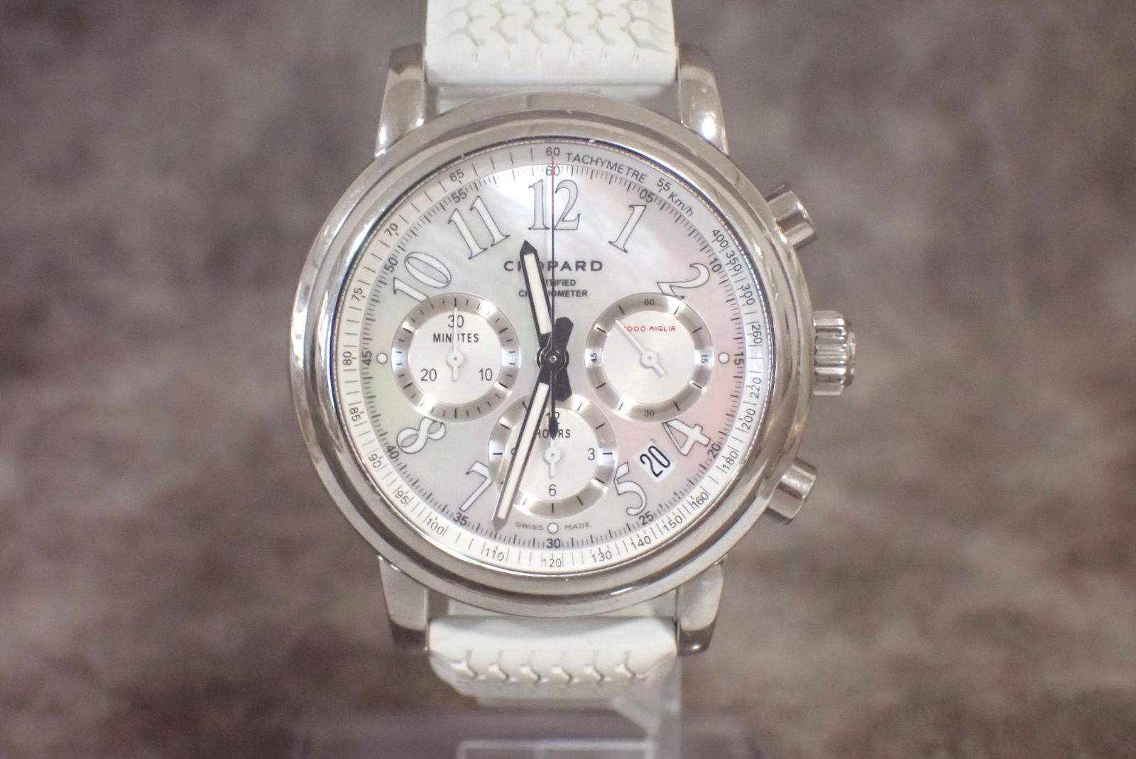Chopard ショパール ミッレミリア クロノグラフ 168511-3018 シェル文字盤 メンズ  自動巻き 腕時計
