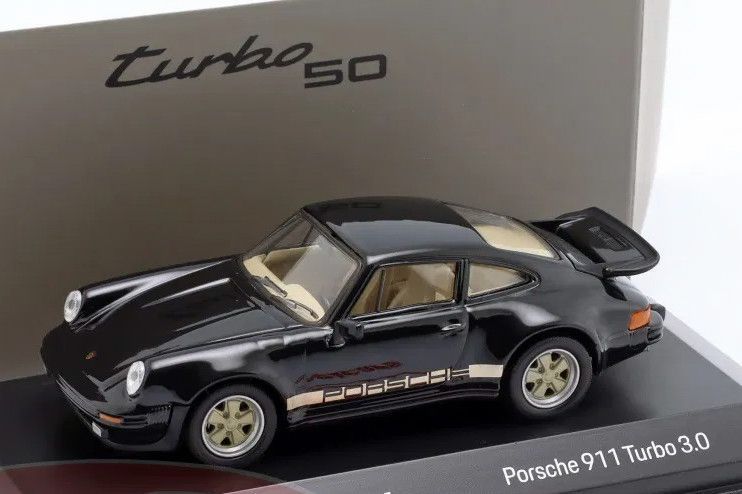 ポルシェミュージアム特注 Welly 1|43 ポルシェ 911 ターボ 3.0 1975-1977 ブラック Porsche Turbo black
