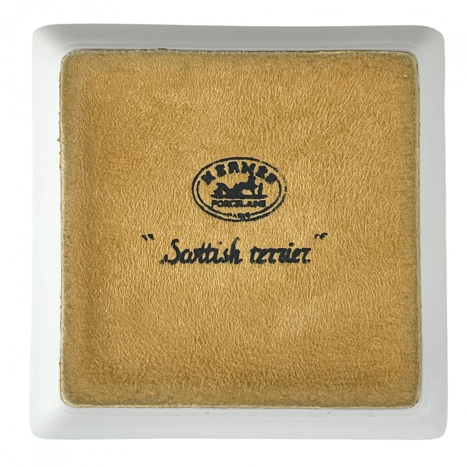 未使用品△HERMES エルメス シャス スコティッシュテリア 陶器