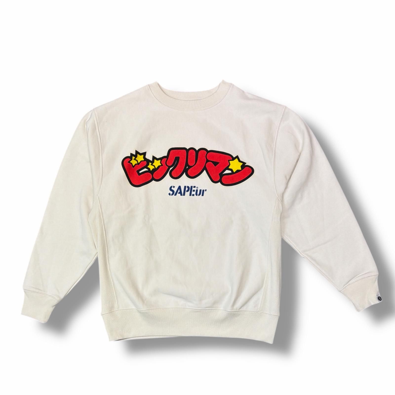 SAPEur ビックリマンスウェット トレーナー サプール ホワイト XL