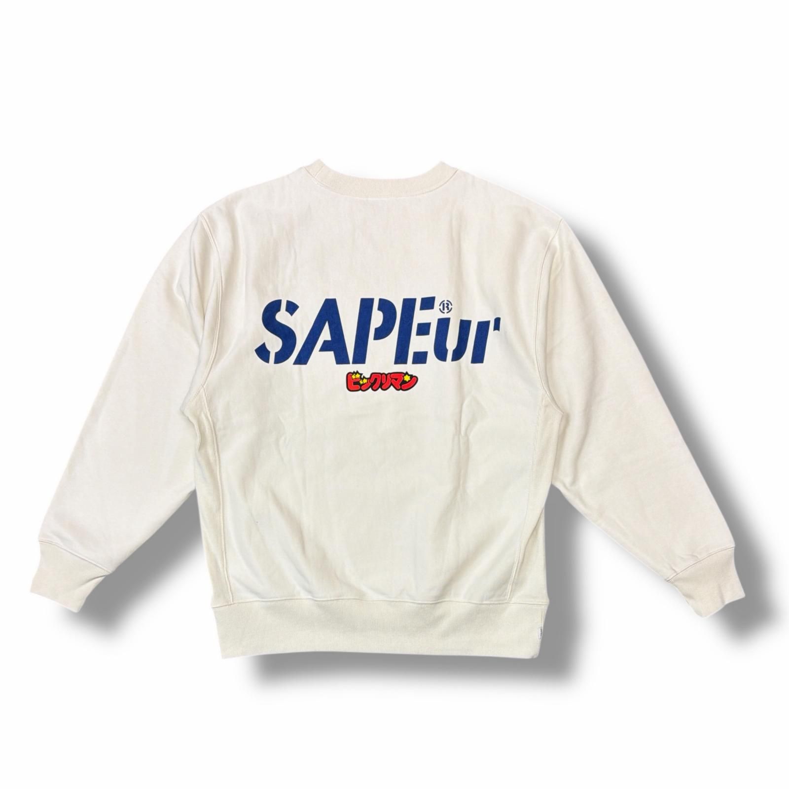 SAPEur ビックリマンスウェット トレーナー サプール ホワイト XL