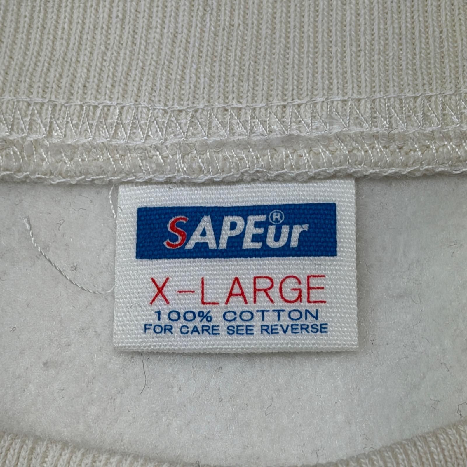 SAPEur ビックリマンスウェット トレーナー サプール ホワイト XL