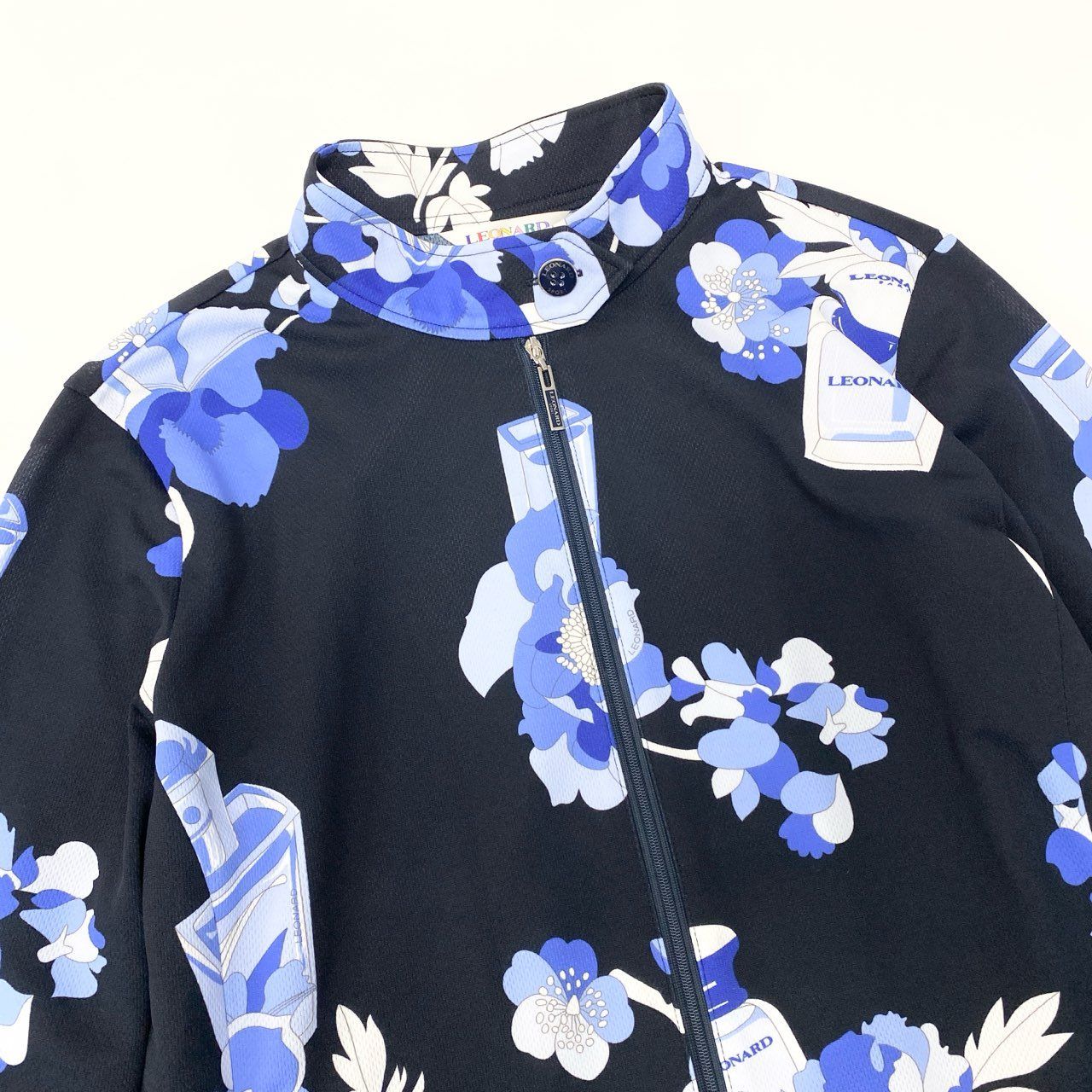 31b6 【美品】LEONARD SPORT レオナール スポーツ ジップアップ 