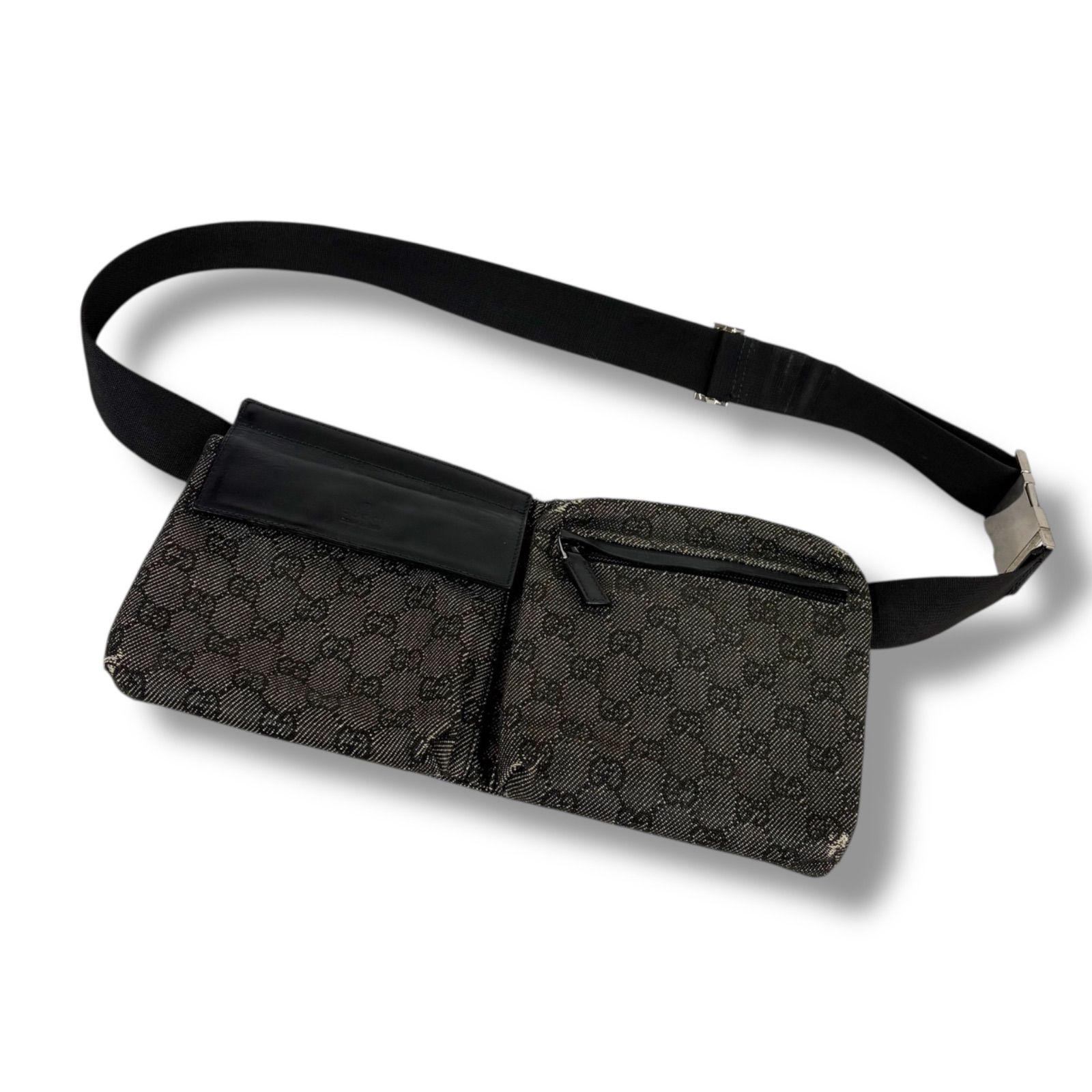 グッチ GUCCI ウエストポーチ クロスボディバッグ GGキャンバス 28566
