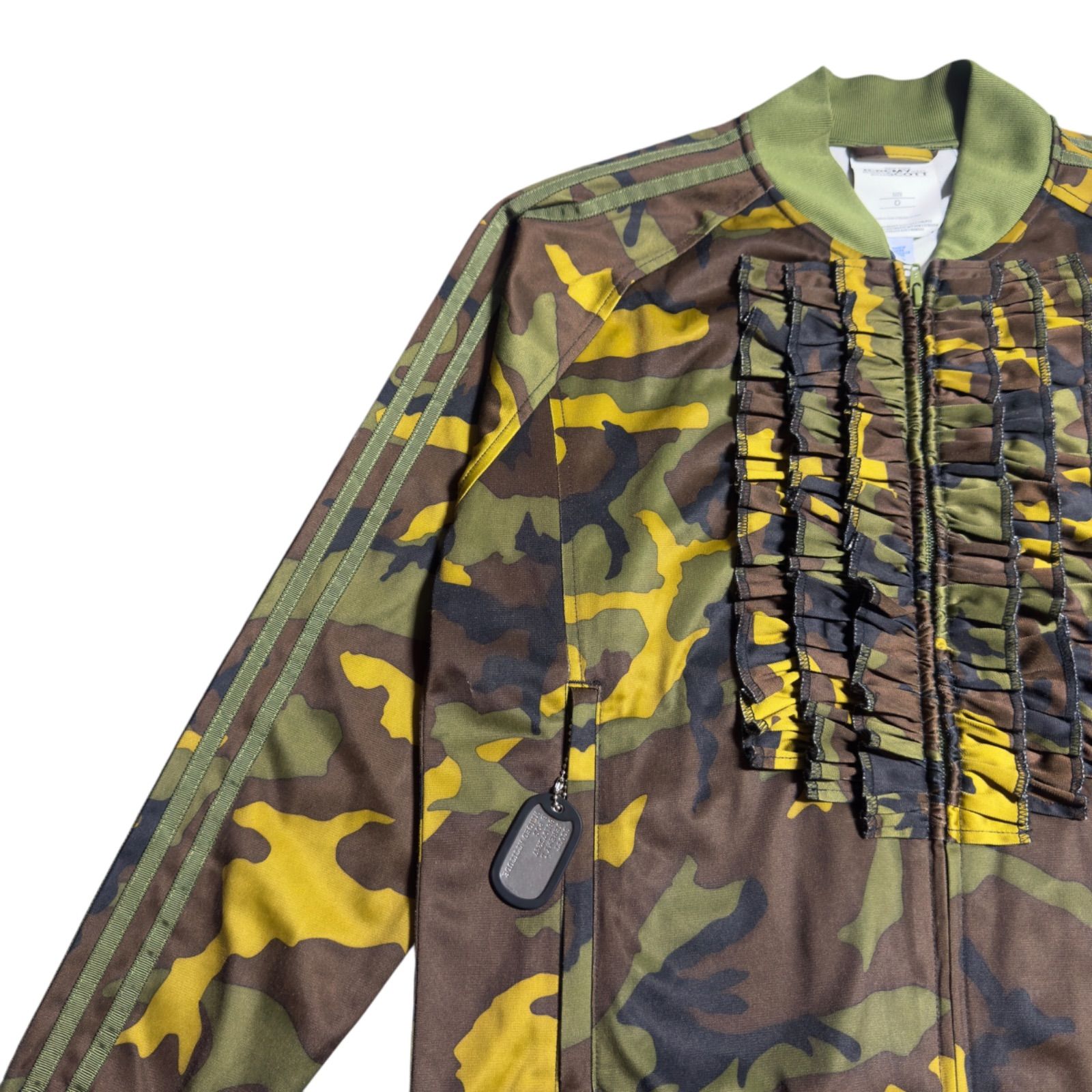 希少✨美品【アディダス】ジェレミースコット カモフラ フリル トラックジャケット 美品・希少】adidas × Jeremy Scott カモフラ フリル トラック