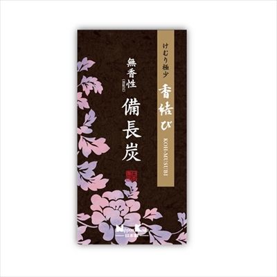 【まとめ買い-100点セット】香結び　無香性備長炭　バラ詰 【日本香堂】 【お線香】