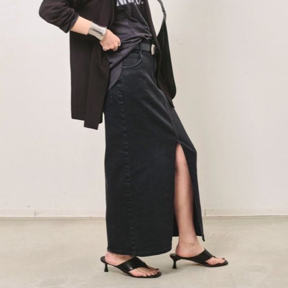 L'Appartement (アパルトモン) ☆ ① 24060560812010 Denim Maxi Skirt