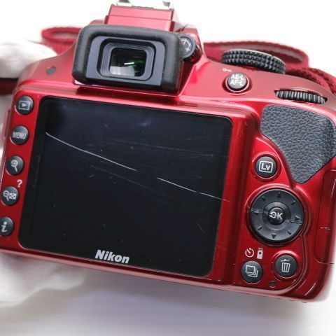 Nikon D3300レッド Nikon D3300 レッド 18-55mmレンズキット ※定型文で