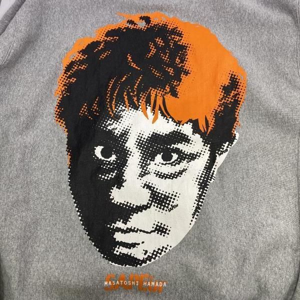 中古】SAPEur×MASATOSHI HAMADA バックプリント プルオーバーパーカー