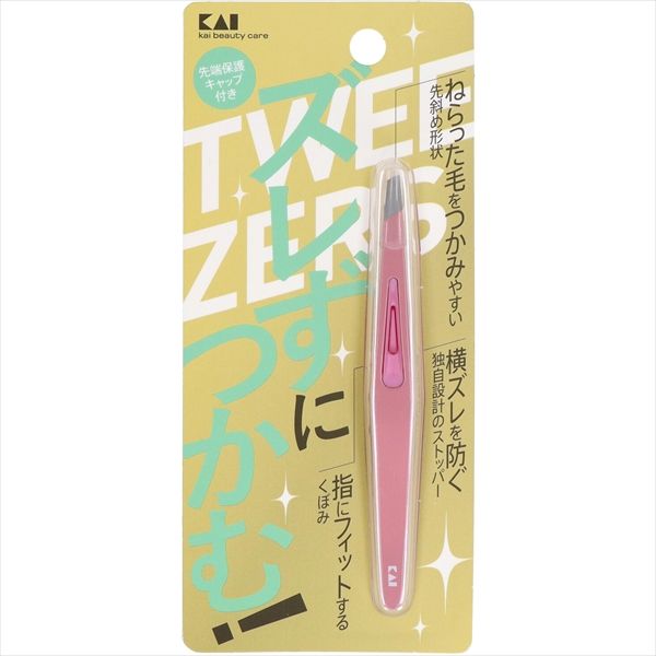 【まとめ買い-240点セット】ズレずにつかむ毛抜き（ピンク）×240点セット