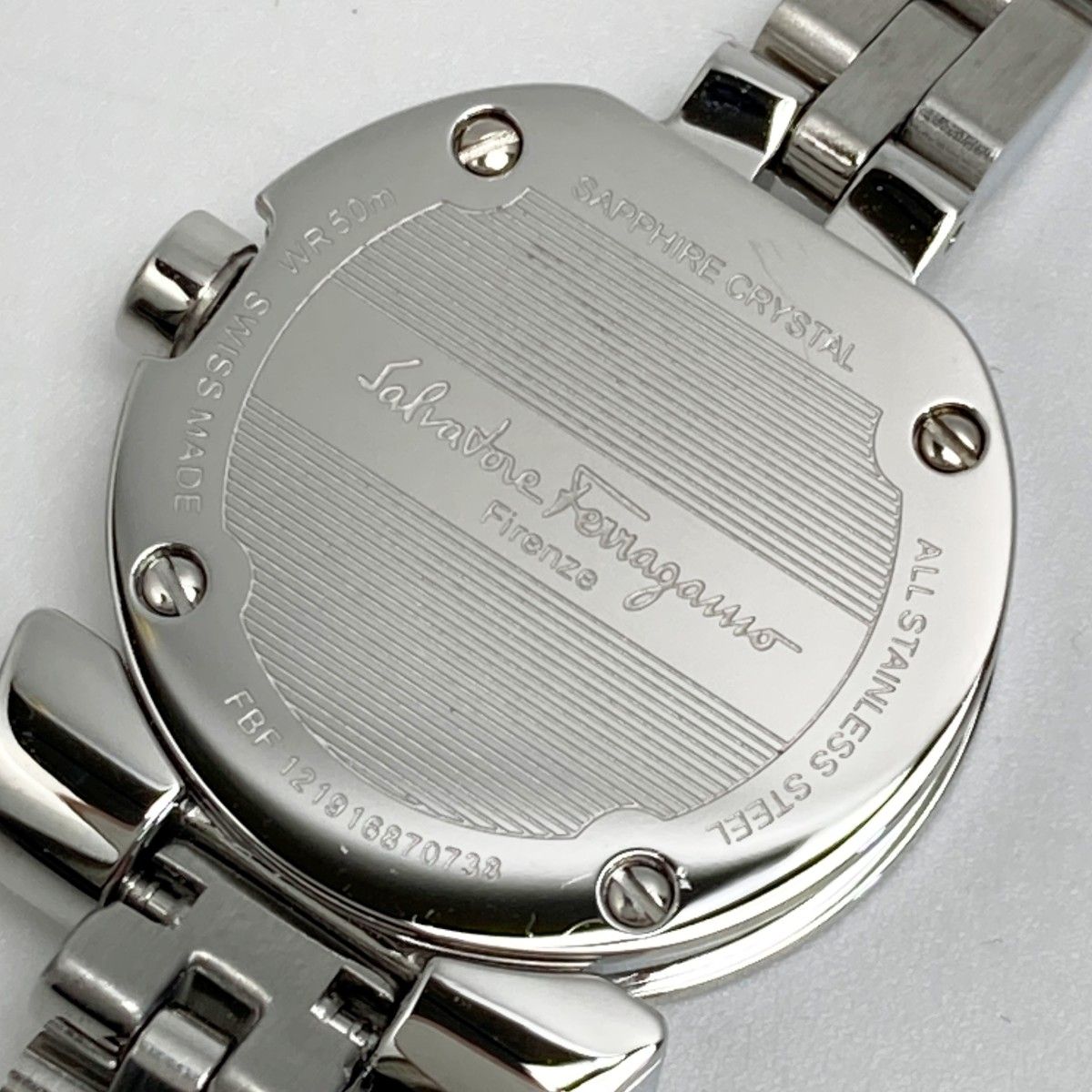 Salvatore Ferragamo サルヴァトーレフェラガモ ガンチーニ FBF070017 ピンクシェル クォーツ レディース 腕時計 Salvatore Ferragamo サルヴァトーレフェラガモ ガンチーニ FBF070017