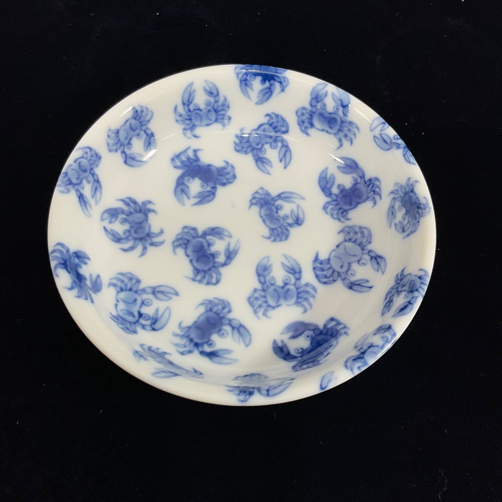 未使用】瀬戸焼 瀬戸物 魚 豆皿 小皿 5枚セット 直径：約9cm 柄違い