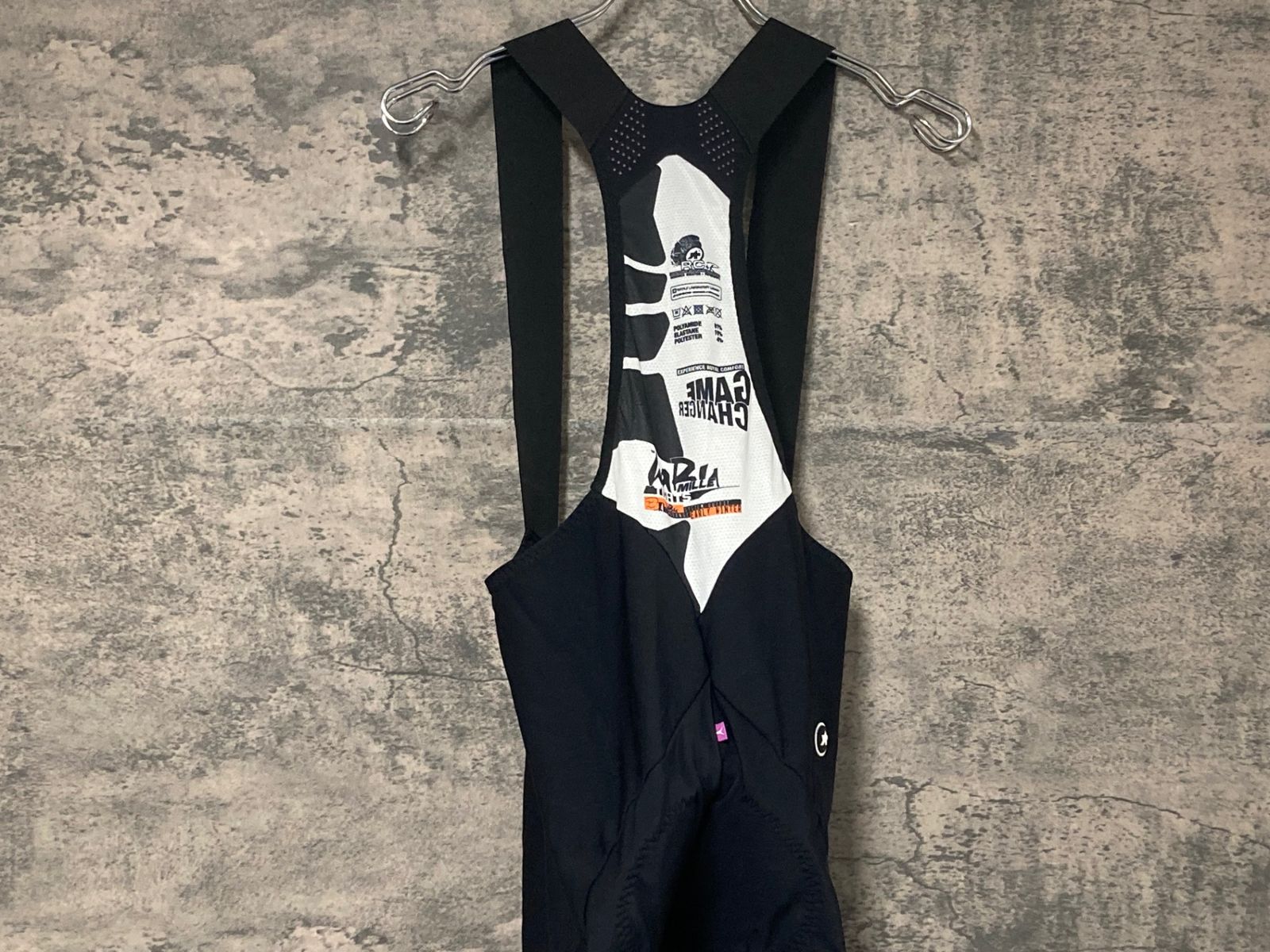 JW328 アソス assos ビブタイツ 裏起毛 3/4 黒 M ビブタイツ assos