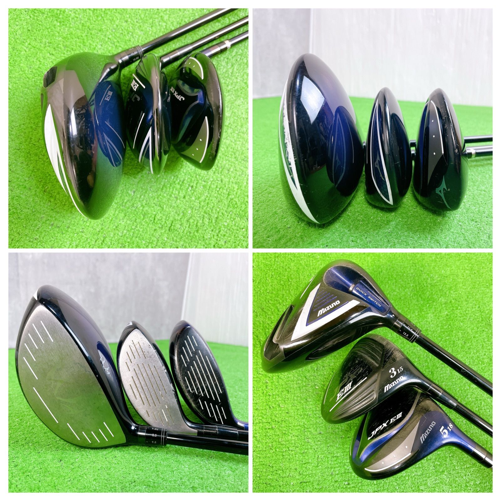 ミズノ MIZUNO JPX EⅢ 初心者 ゴルフクラブ メンズ セット JP TOUR 右 