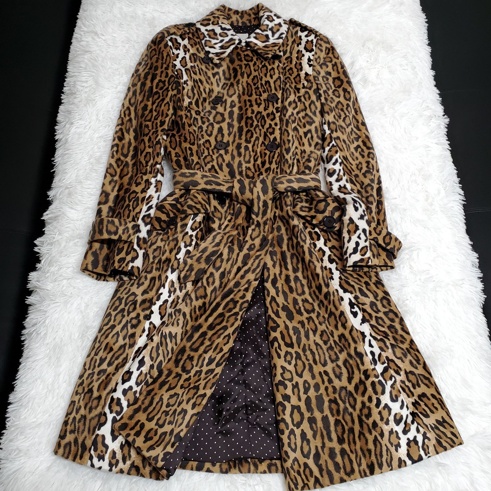 MOSCHINO モスキーノ コート レオパード ヒョウ柄 【公式通販】