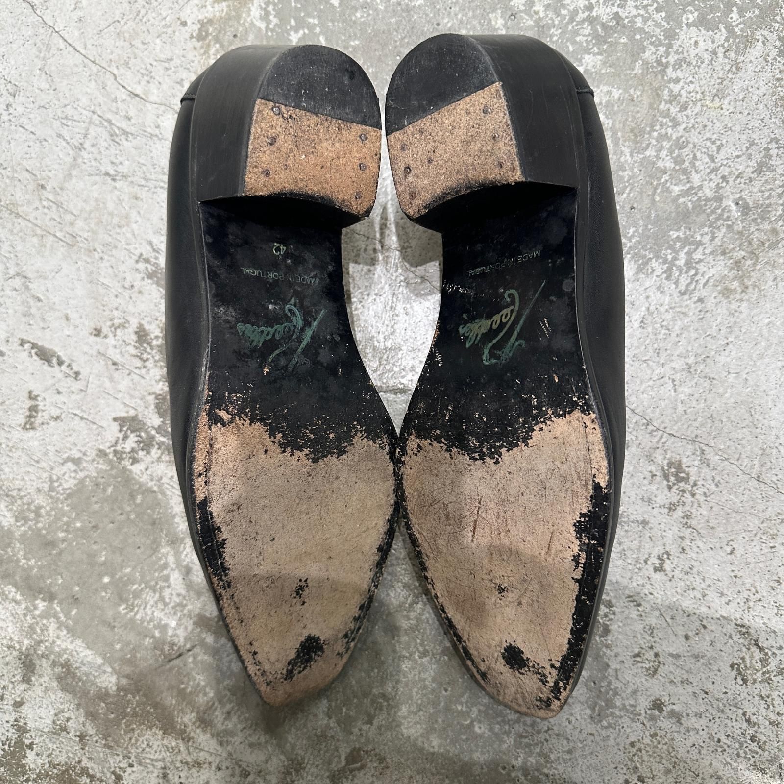 Needles ニードルズ ビットローファー オペラシューズ ヒール 黒 41 Needles Heeled Opera Bit Vamp ヒール オペラヴァンプ スリッポン