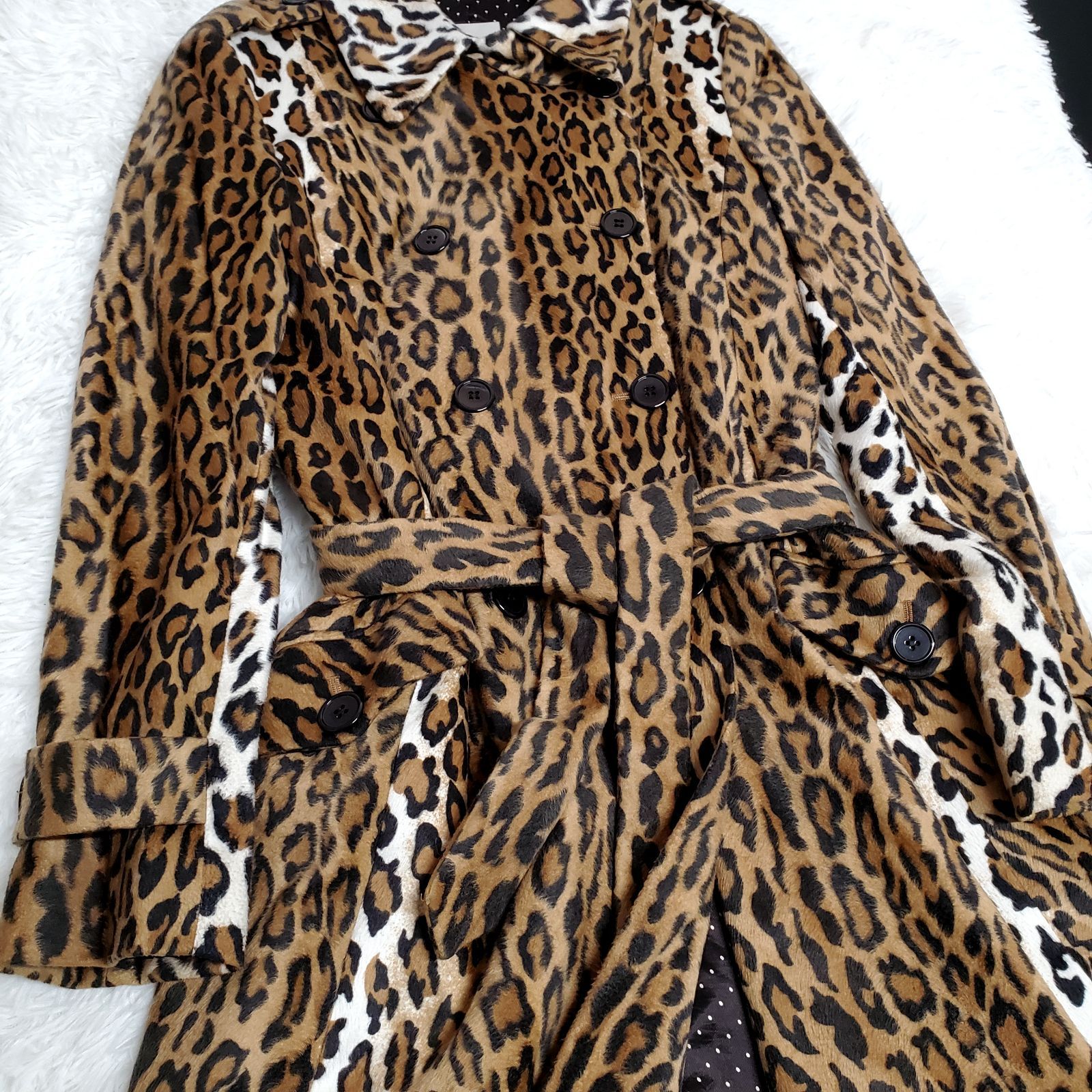 MOSCHINO モスキーノ コート レオパード ヒョウ柄 【公式通販】