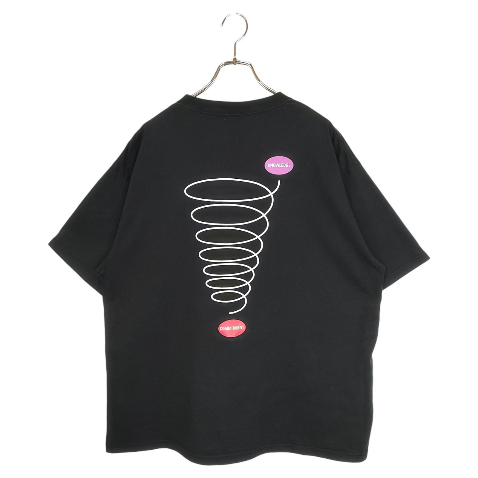 BALENCIAGA バレンシアガ 18AW OVERSIZED BACK PRINT TEE ロゴ刺繍 