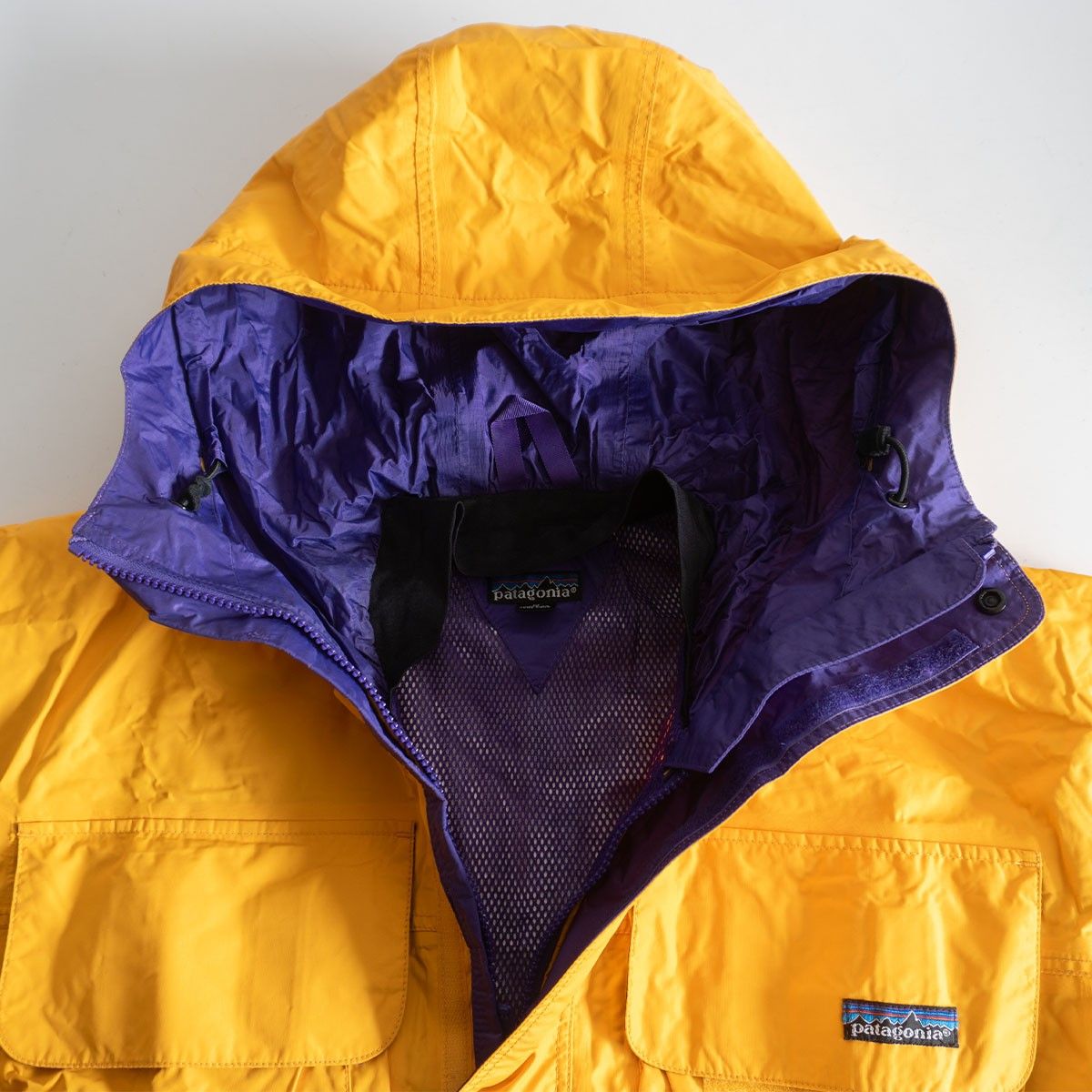 希少/90s】PATAGONIA【91年 Skanorak jacket/ 82980】L イエロー 